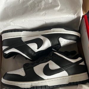 Nike Black and White Low-Top Sneakers